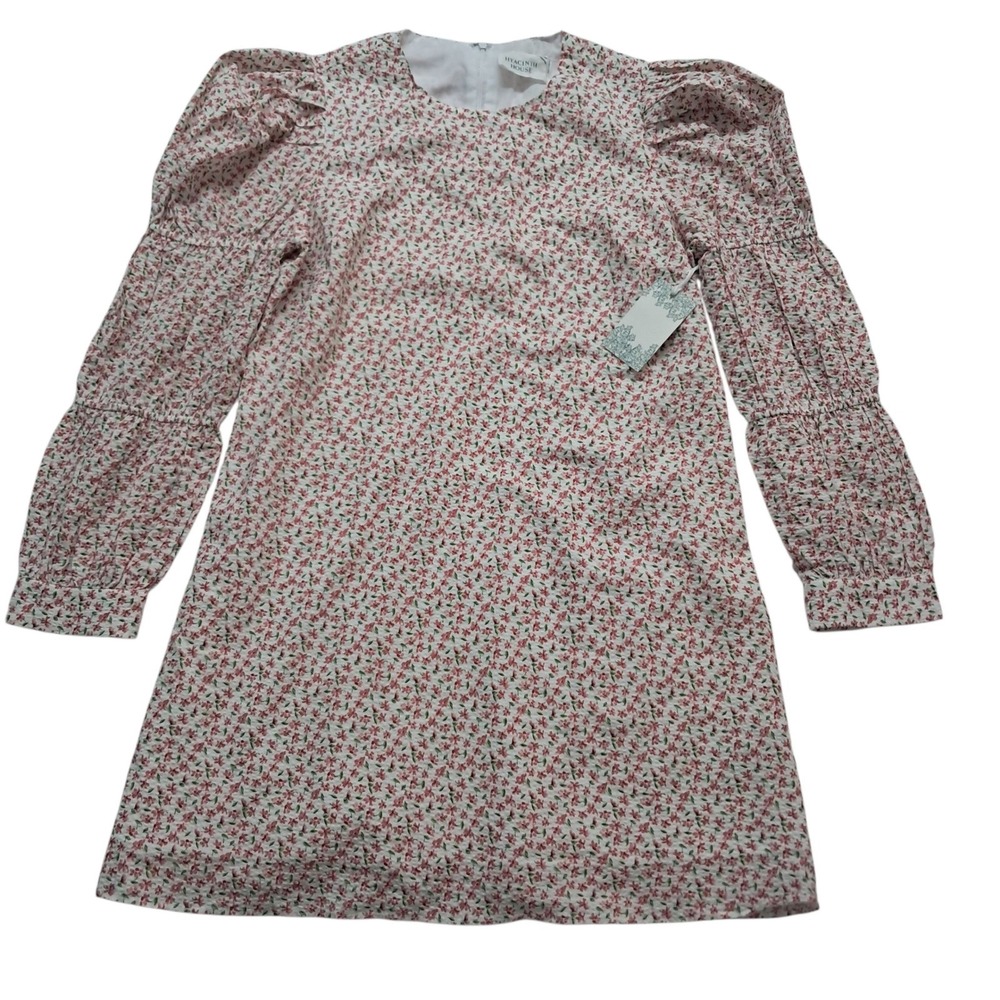 NWT Tuckernuck Hyacinth House Women's Large Mini Clemons Floral Puff Sleeve